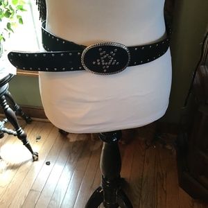 Steve Madden studded leather belt